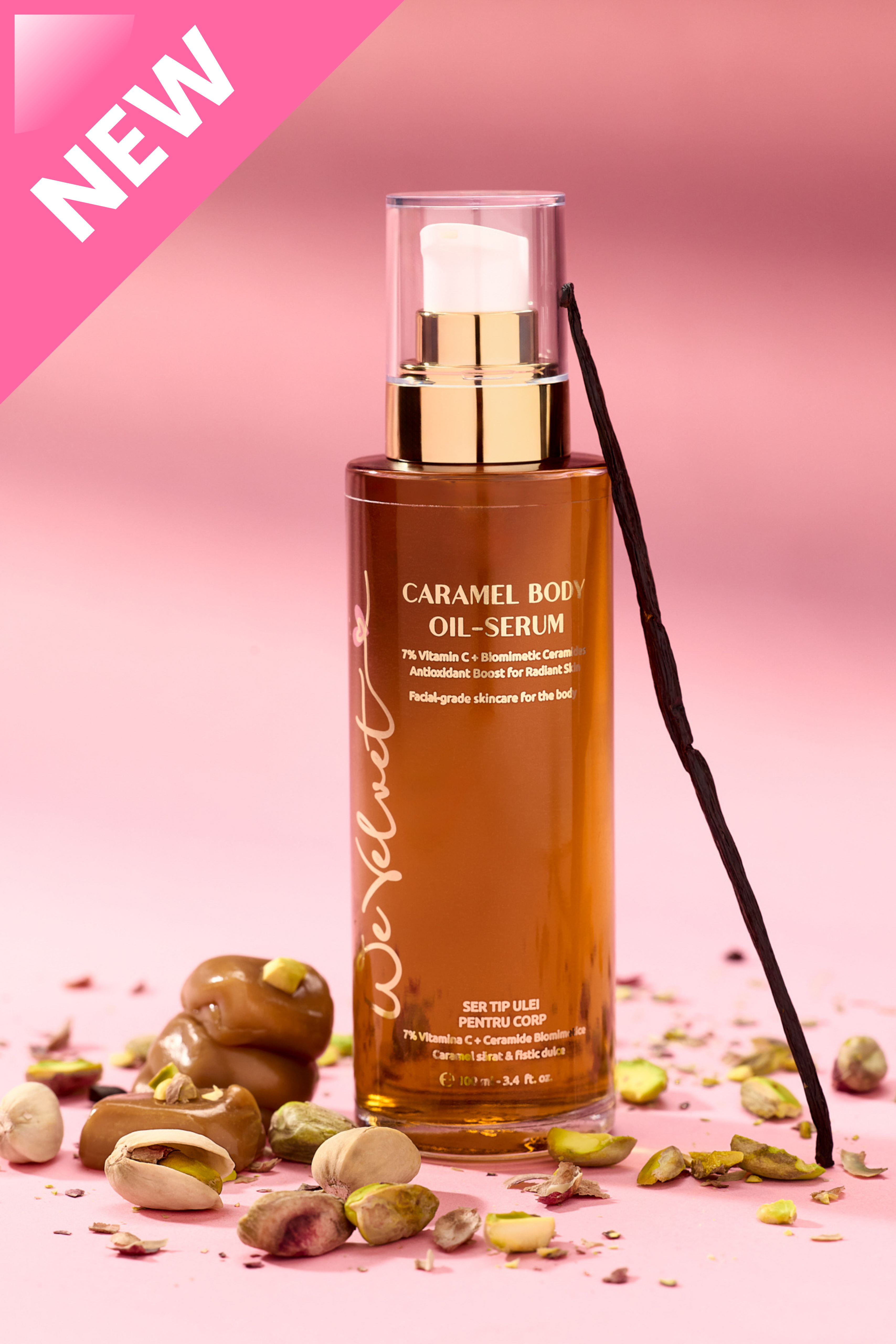 We Velvet Caramel Body Oil-Serum