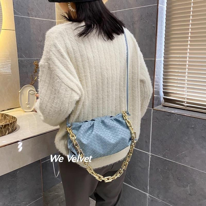 Geantă baby blue piele eco Apolline – We Velvet
