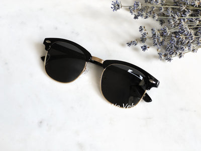 Ochelari de soare cu lentile negre polarizate