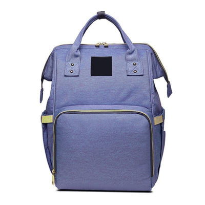 Rucsac albastru tip geantă pentru mămici din material textil Ollie