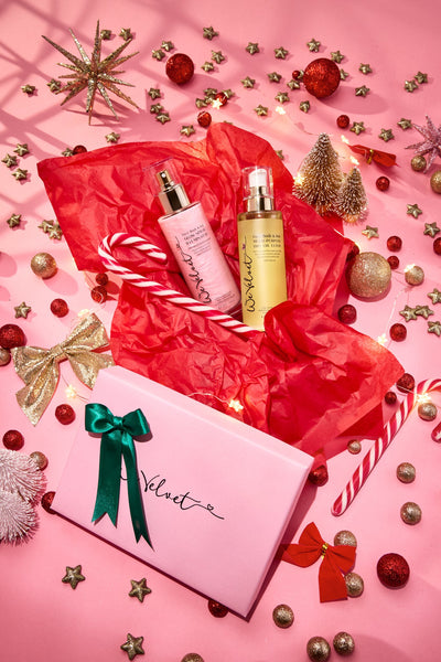 We Velvet DUO - Dry Oil Elixir & Glow Spray Illuminator - Skin