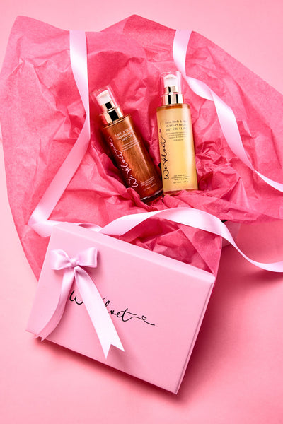 We Velvet DUO - Shimmering Dry Oil & Dry Oil Elixir