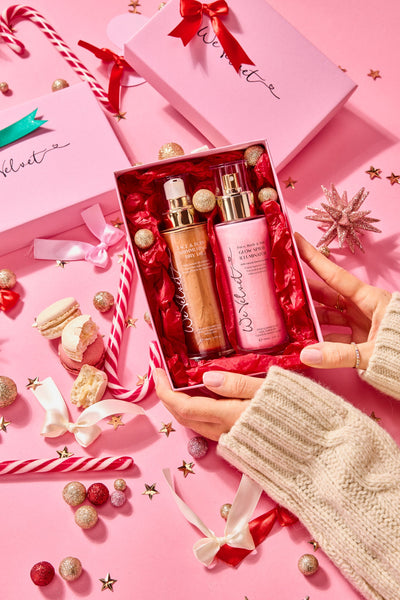 We Velvet DUO - Shimmering Dry Oil & Glow Spray