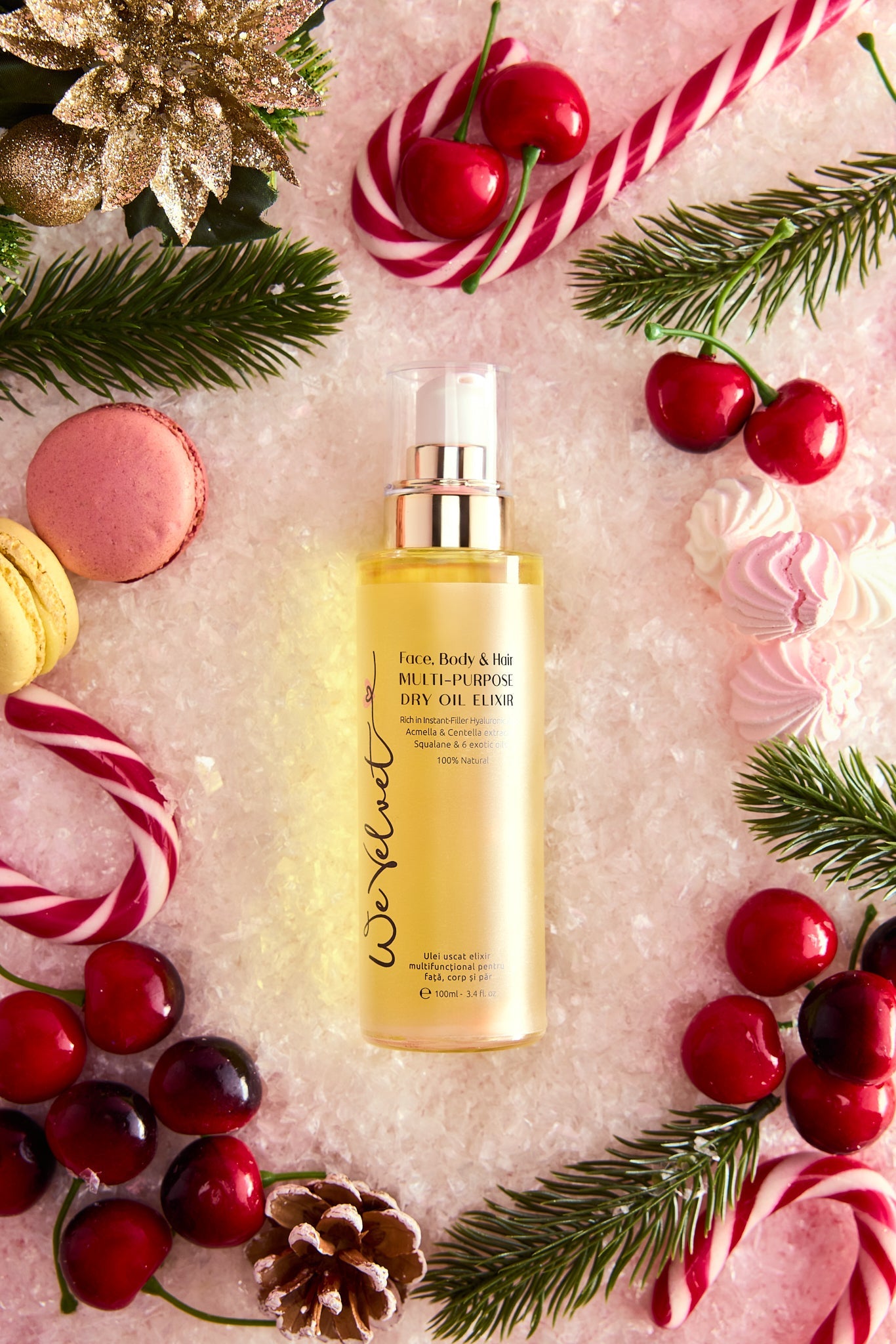 We Velvet Face Body & Hair Multi-Purpose Dry Oil Elixir 100% natural - Skin