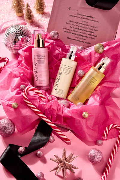 We Velvet TRIO - The Serum Dry Oil Elixir & Glow Spray Illuminator - Skin