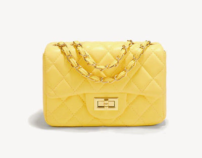 Geantă galbenă piele eco Madelaine