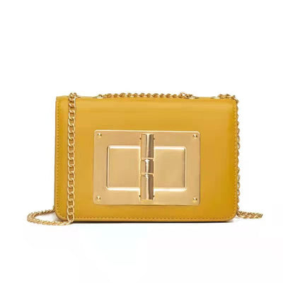 Geantă galbenă piele eco Metalya