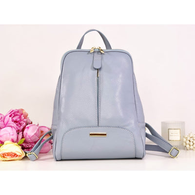 Rucsac baby blue piele naturală Andersson